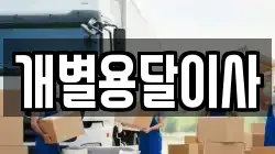 개별용달이사