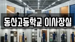 동산고등학교 이사장실