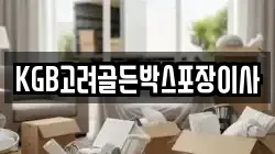 KGB고려골든박스포장이사