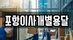 포항이사개별용달