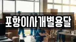 포항이사개별용달