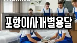 포항이사개별용달