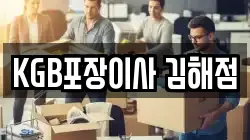 KGB포장이사 김해점