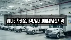 사다리차비용,가격,임대,이사경남전지역
