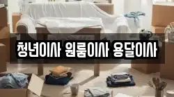 청년이사 원룸이사 용달이사