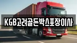 KGB고려골든박스포장이사
