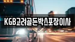 KGB고려골든박스포장이사