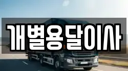 개별용달이사