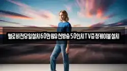 헬로비전당일설치60만원유선방송50인치TV증정케이블설치