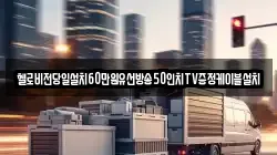 헬로비전당일설치60만원유선방송50인치TV증정케이블설치