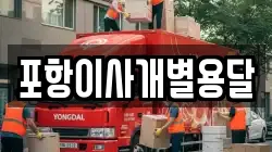 포항이사개별용달