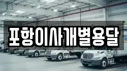 포항이사개별용달