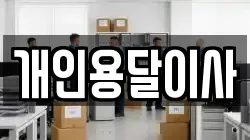 개인용달이사