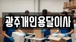 광주개인용달이사