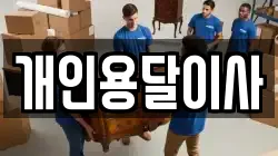 개인용달이사