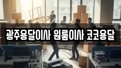 광주용달이사 원룸이사 코코용달