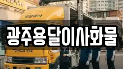 광주용달이사화물
