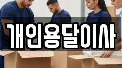 개인용달이사