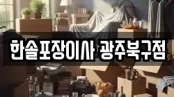 한솔포장이사 광주북구점
