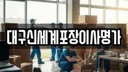 대구신세계포장이사명가