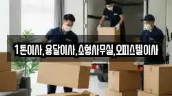 1톤이사,용달이사,소형사무실,오피스텔이사