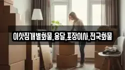 이삿짐개별화물,용달,포장이사,전국화물