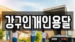 강구인개인용달