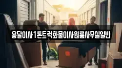 용달이사1톤트럭화물이사원룸사무실일반