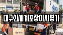 대구신세계포장이사명가
