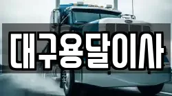 대구용달이사