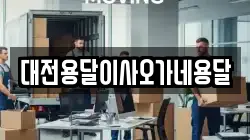 대전용달이사오가네용달