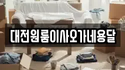 대전원룸이사오가네용달