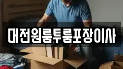 대전원룸투룸포장이사