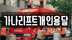 가나리프트개인용달