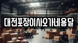 대전포장이사오가네용달