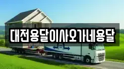 대전용달이사오가네용달