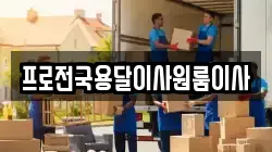프로전국용달이사원룸이사