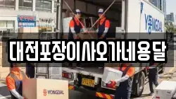 대전포장이사오가네용달