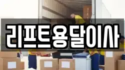 리프트용달이사