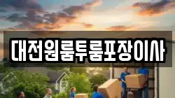 대전원룸투룸포장이사