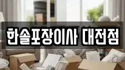 한솔포장이사 대전점