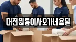 대전원룸이사오가네용달