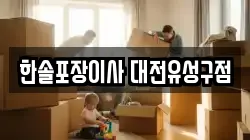 한솔포장이사 대전유성구점