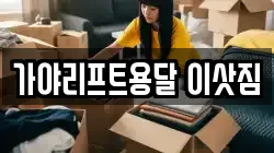가야리프트용달 이삿짐