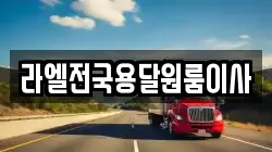라엘전국용달원룸이사