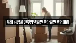 김해공항콜밴부산역콜밴부산콜밴소형이사