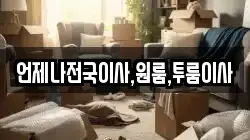 언제나전국이사,원룸,투룸이사