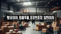행운이사,원룸투룸,포장반포장,일반이사