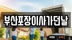 부산포장이사가던날