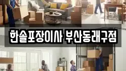 한솔포장이사 부산동래구점